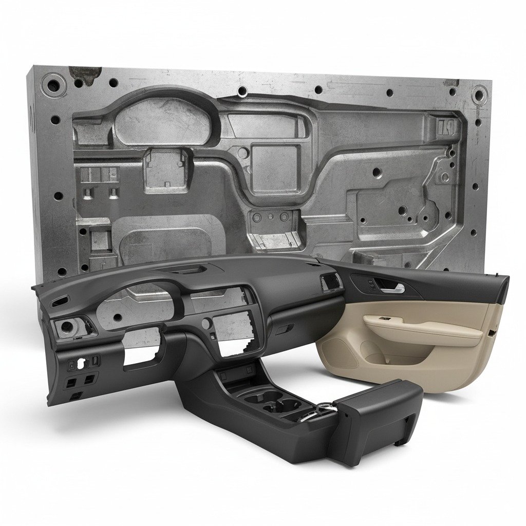 Two-Plate Mold for Automotive Components