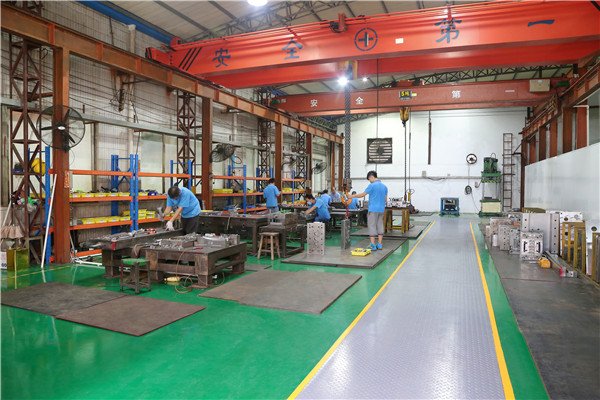 Secure tooling and material storage area with cataloged molds